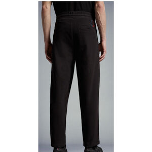 NWT Men's Moncler Black Red Stripe Track Pants M